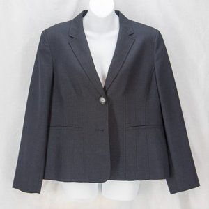 Kasper Black Lined Jacket Size 14